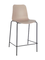 Malmo Mid Height Stool Black Frame - Image 3