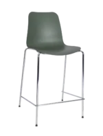 Malmo Mid Height Stool Black Frame - Image 2