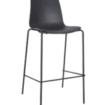 Malmo High Stool Black Frame