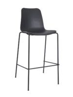 Malmo High Stool Black Frame