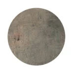 Topalit Classicline 700mm Dia White Marble Pressed Wood / White Marble