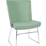 Skapa Side Chair (Anth Laminate) - Skid RFU / Chrome Finish