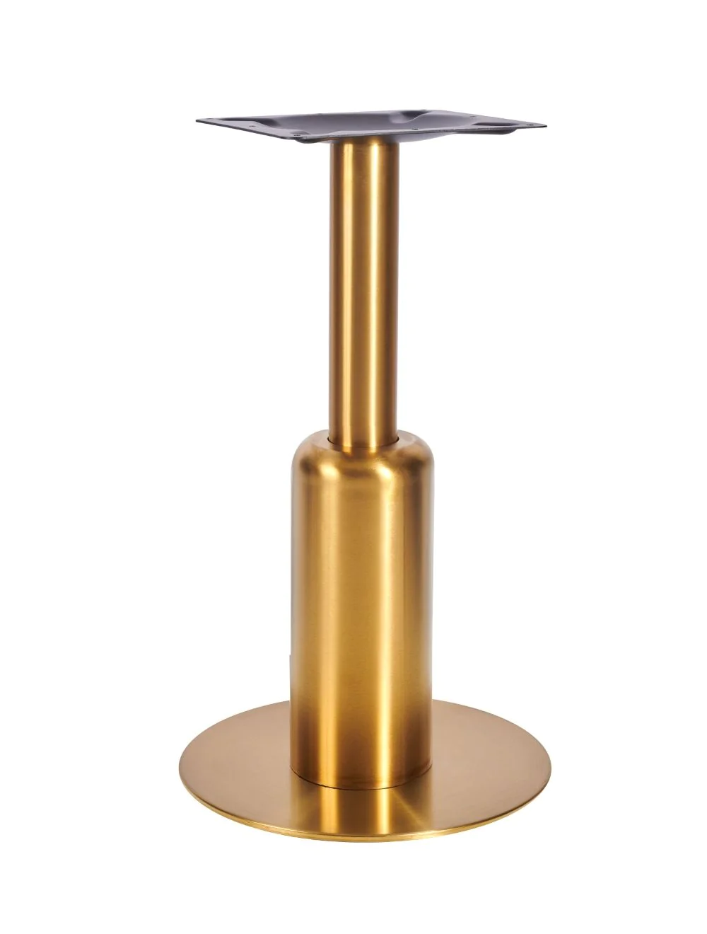 121111164914_titan_sml_brass_540sl_3-1.webp Titan Sml Base (Brass) Dining (Black) 250mm Slv (Black) Steel - Black Finish - Image 1