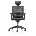 Granada High Mesh Back Office Chair + Headrest Black / Mesh Fabric