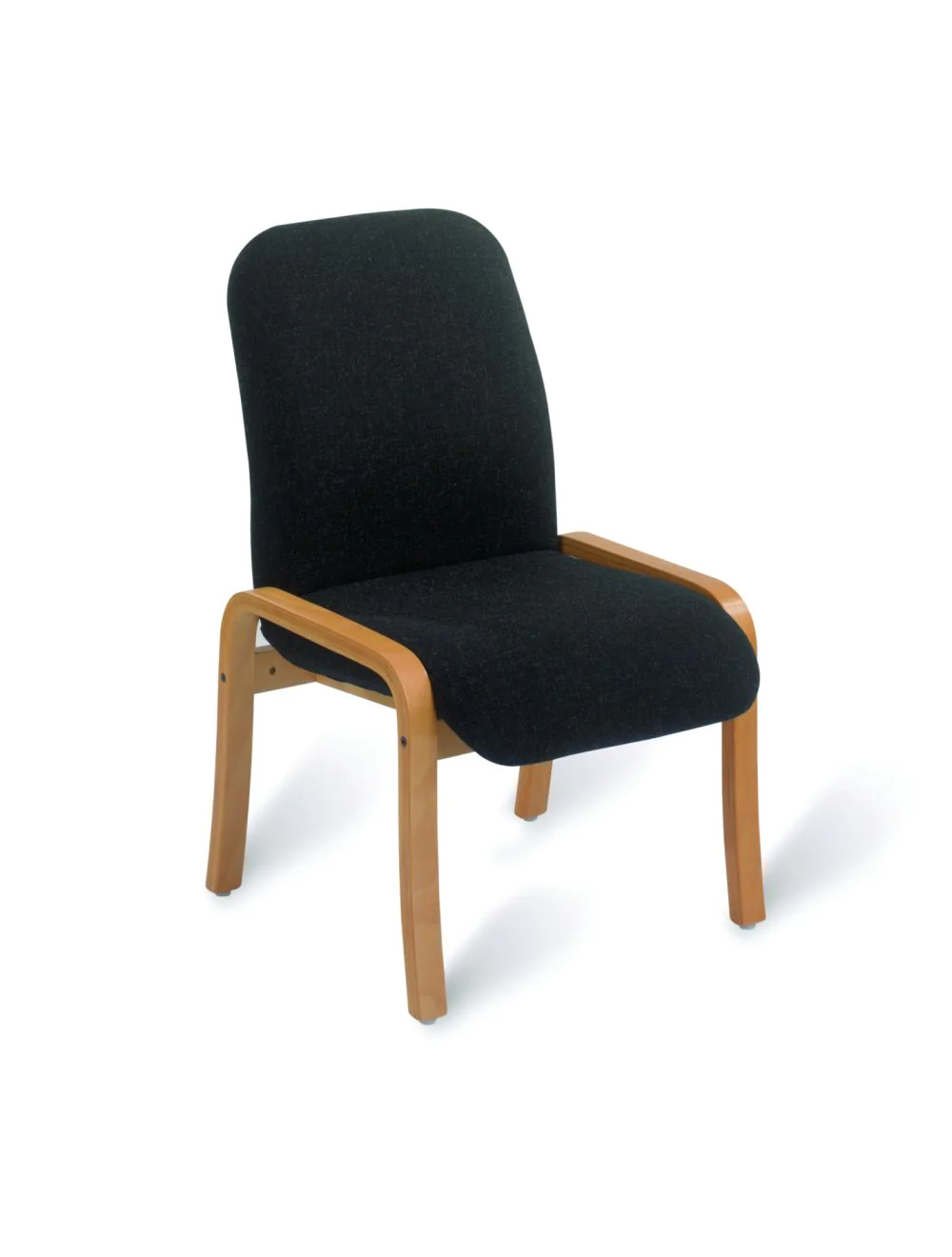 211050_1.webp Reception Chair Natural Beech Faced / PU Lacquered - Image 1