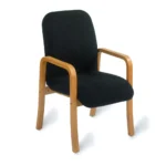 Reception Armchair Natural Beech Faced / PU Lacquered