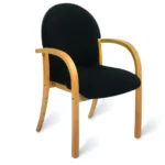 Rocky Stacking Armchair Natural Beech Faced / PU Lacquered