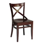 Reading Side Chair Veneer / Solid Beech Cross Back