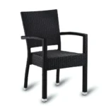 Sorrento Armchair Ebony / Flat PE Resin Weave & EPC Aluminium
