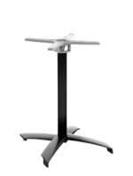 Aluminium Flip Top Dining Base Black - Image 2