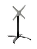 Aluminium Flip Top Dining Base Black