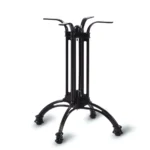 Continental - 4 Leg Dining Base Black / Cast Aluminium EPC (Stainless Steel Bolts)