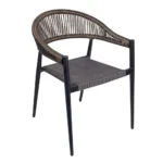 Vienna Armchair Bronze / Resin Weave & EPC Aluminium