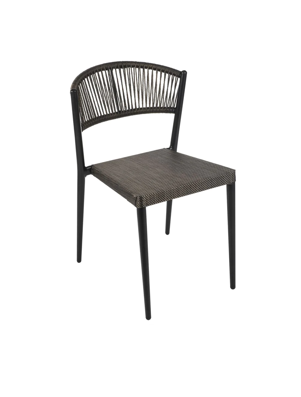 343311-1.webp Vienna Side Chair Bronze / Resin Weave & EPC Aluminium - Image 1