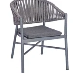Milan Armchair Grey / PL Rope / EPC Aluminium