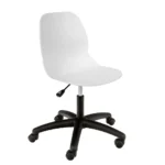 Shoreditch Office Chair (Black Base) White