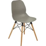 Shoreditch UPH Side Chair - K Frame (Beech) Grey
