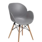 Shoreditch Armchair - K Frame (Beech) Grey