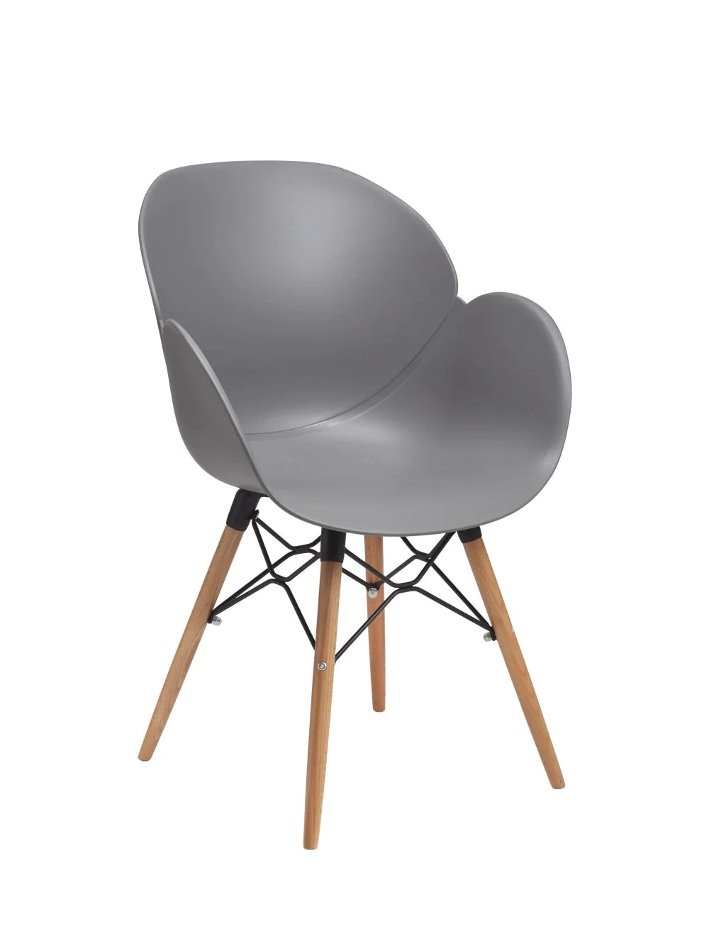 360047-0.webp Shoreditch Armchair - K Frame (Beech) Grey - Image 1