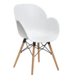 Shoreditch Armchair - K Frame (Beech) White