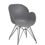 Shoreditch Armchair - M Frame (Black) Grey