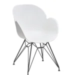 Shoreditch Armchair - M Frame (Black) White