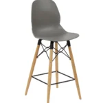 Shoreditch UPH Mid Height Stool - K Frame (Beech) Grey