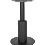 Titan Sml Base (Black)  Dining (Brass)  250mm Slv (Brass) Steel - Vintage Brass Finish