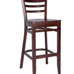 Dallas High Stool - Walnut Veneer / Solid
