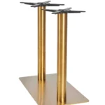 Zeus Twin Pedestal Poseur - Brass
