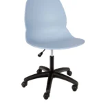 Shoreditch ECO Shell Office Chair (BLK) Blue