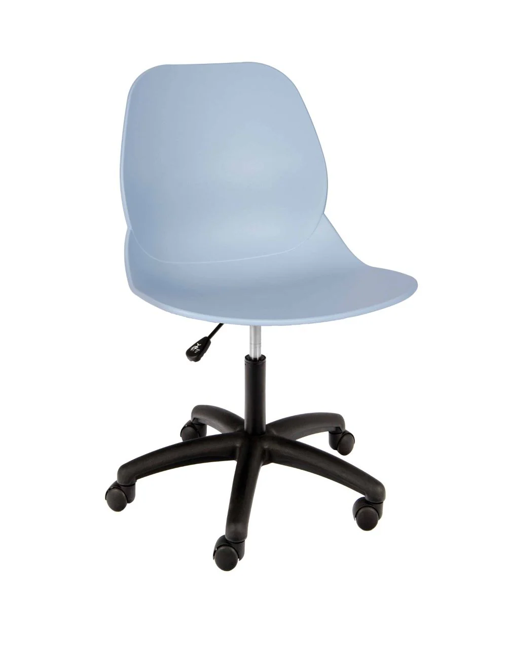 63356__shoreditch_eco_black_office__blue_copy.webp Shoreditch ECO Shell Office Chair (BLK) Blue - Image 1