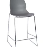 Shoreditch ECO Shell E Frame Mid Height Stool Grey