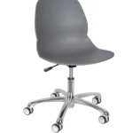 Shoreditch ECO Shell Office Chair (Aluminium) Grey
