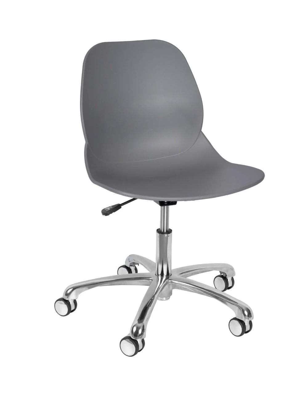 63392__shoreditch_eco_office_alu__grey_copy_1.webp Shoreditch ECO Shell Office Chair (Aluminium) Grey - Image 1