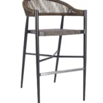 Vienna High Stool Bronze / Resin Weave & EPC Aluminium