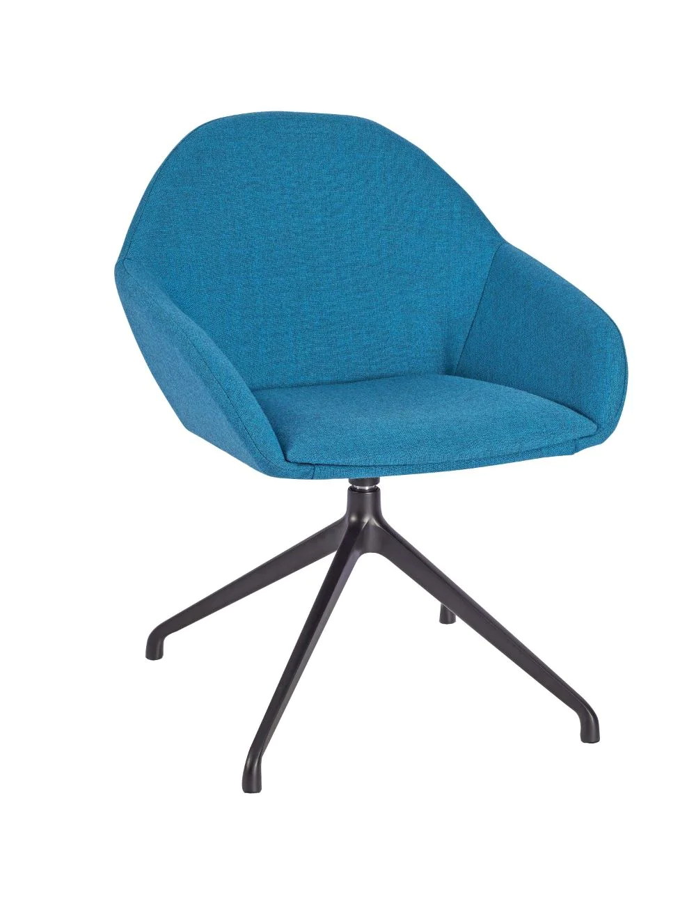 6408298_orlando_sml_armchair_manhattan_glides_blk_3_copy.webp Orlando Small Armchair - Manhattan Base EPC Black (Glides) RFU Shell / EPC Black Aluminium - Image 1