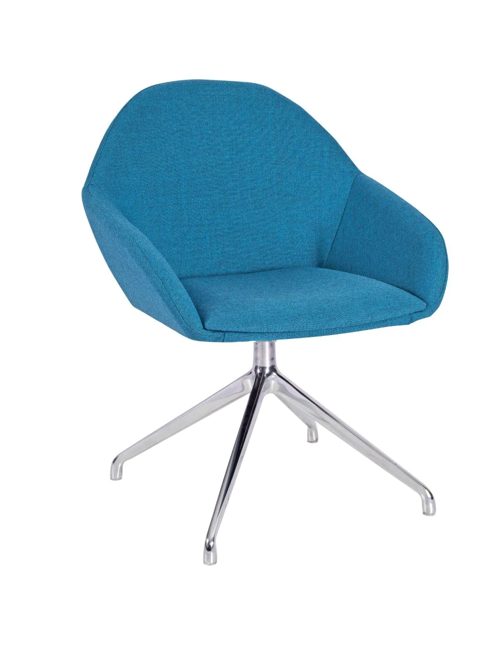 6408467_orlando_sml_armchair_manhattan_glides_alu_4_copy.webp Orlando Small Armchair - Manhattan Base Aluminuim (Glides) RFU Shell / Polished Aluminium - Image 1