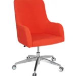 Huntington High Back Chair - 5 Star Swivel (With Gas) Ply Seat & Back / Chrome Finish