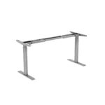 Single Stage Height Adjustable Desk Frame (Grey) Grey / Desk Frame only *Laminate Table Tops Available