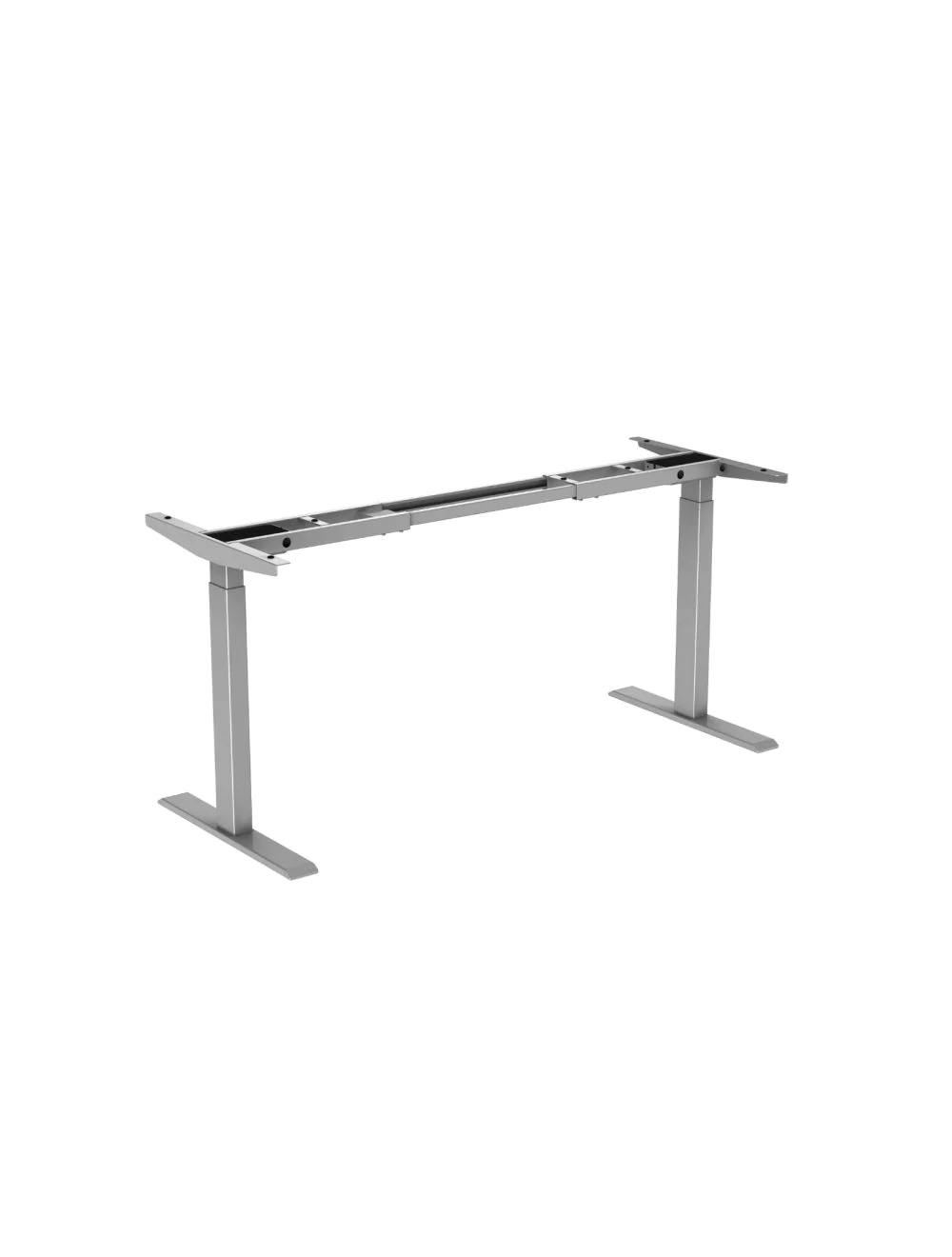 Single Stage Height Adjustable Desk Frame (Grey) Grey / Desk Frame only *Laminate Table Tops Available - Image 1