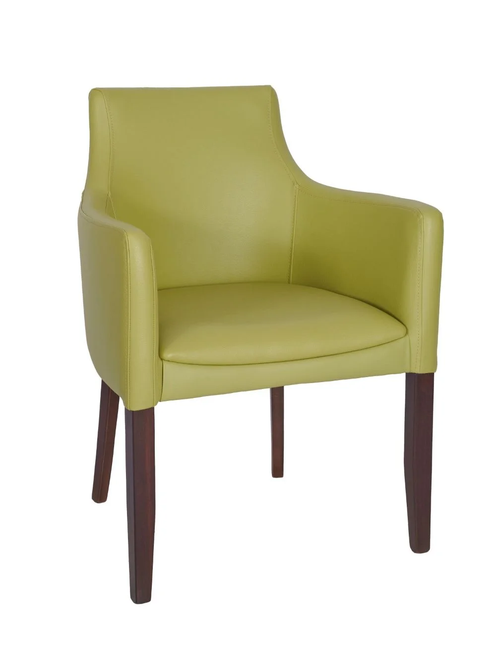 64784_repton_armchair_lime_2_copy.webp Repton Armchair - Walnut / Lime Green - Image 1