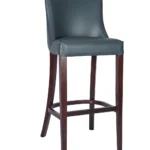 Repton High Stool - Walnut / Grey