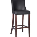 Repton High Stool - Walnut / Black
