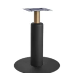 Titan Lrg Base (Black)  Dining (Brass)  250mm Slv (Black)