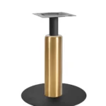 Titan Lrg Base (Black)  Dining (Black) 540mm Slv (Brass)