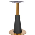 Ares Lrg Base (Brass) Dining (Brass) 400mm Slv (Black)