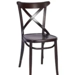Victoria Side Chair (Bistro) Veneer / Solid Beech Cross Back