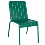 Biarritz Side Chair EPC Aluminium / Green
