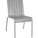 Biarritz Side Chair EPC Aluminium / Light Grey